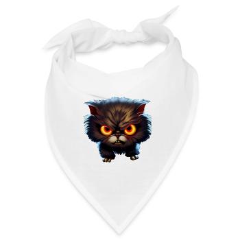 Katze Kätzchen Katzenhalter Katzen Sarkasmus - Bandana - Weiß - Vorne