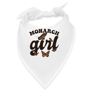Monarch Mädchen - Bandana - Weiß - Vorne