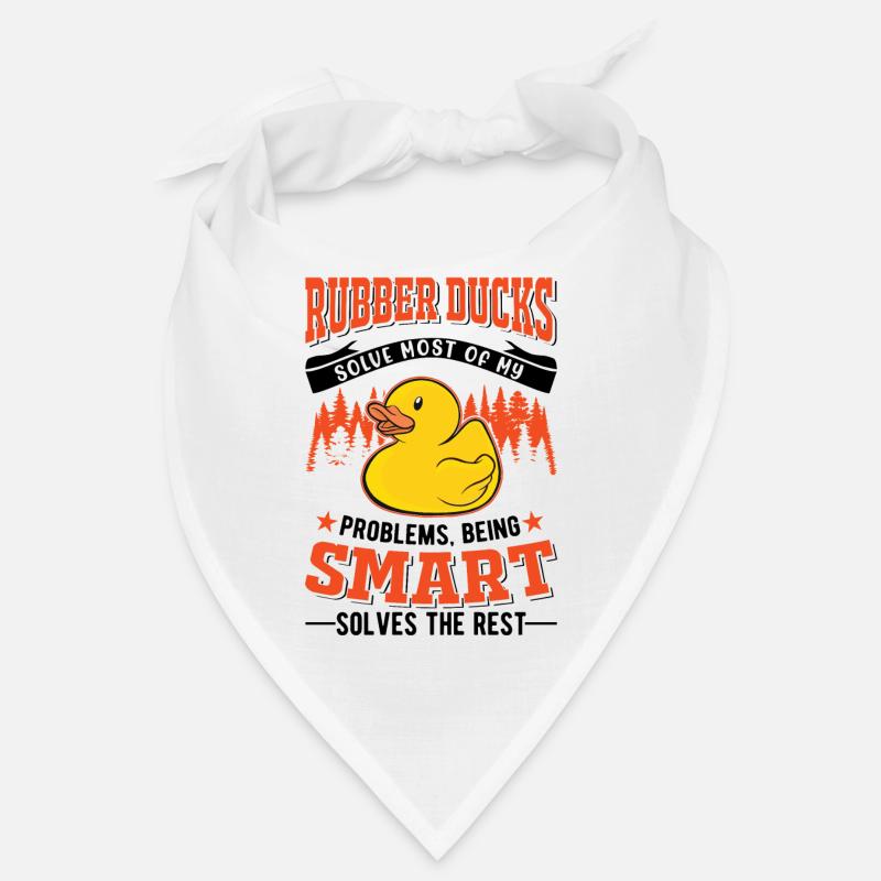 Rubber Duck Gift Squeaky Duck Bathing Duck Bandana