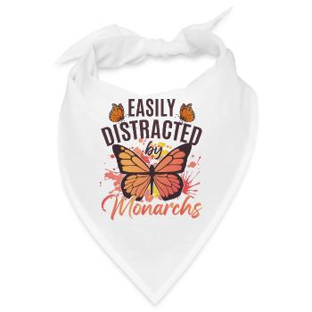Monarch Mädchen - Bandana - Weiß - Vorne