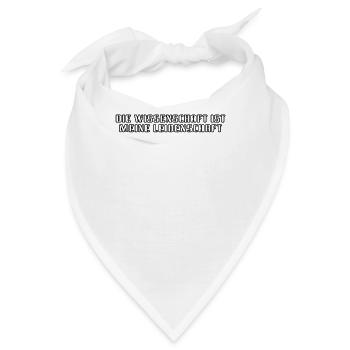Wissenschaft - Die Wissenschaft ist meine - Bandana - Weiß - Vorne