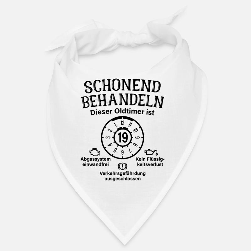 19. Geburtstag Schonend Behandeln Oldtimer Ist 19 Bandana