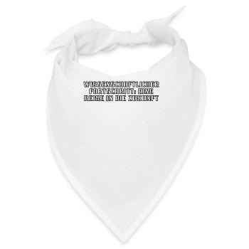 Wissenschaft - Wissenschaftlicher Fortschritt: - Bandana - Weiß - Vorne