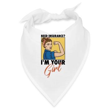 Versicherungsagent Gutachter Versicherungsmakler - Bandana - Weiß - Vorne
