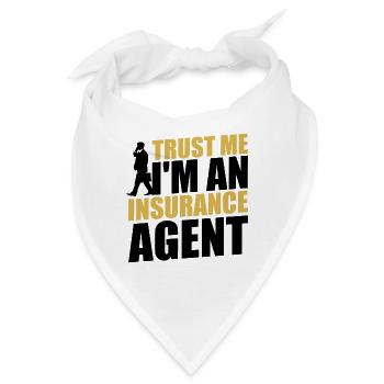 Versicherungsagent Gutachter Versicherungsmakler - Bandana - Weiß - Vorne