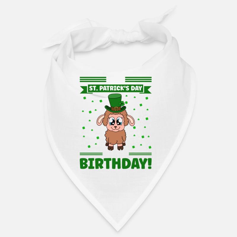 Sheep Shamrocks Saint Patrick's Day Bandana