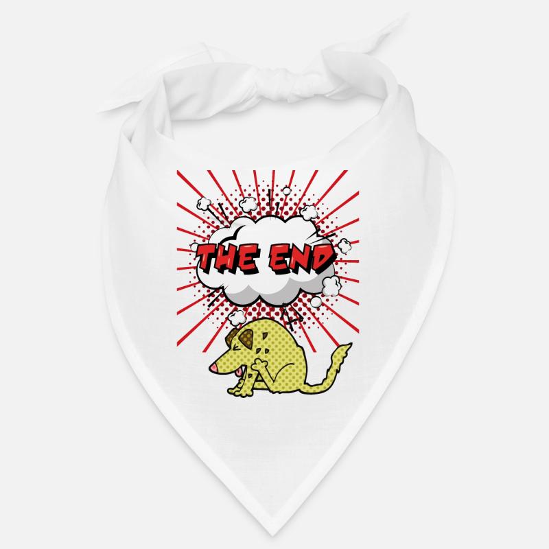 Comic-Dog, Comic-Hund, lustiger Comicstrip Bandana