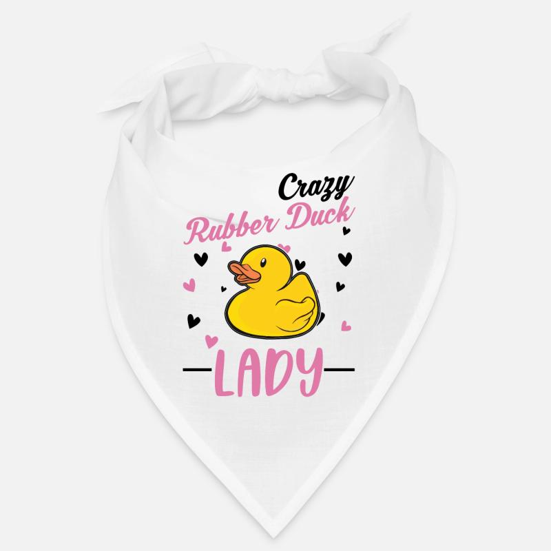 Crazy Rubber Duck Lady Gummiente Bandana