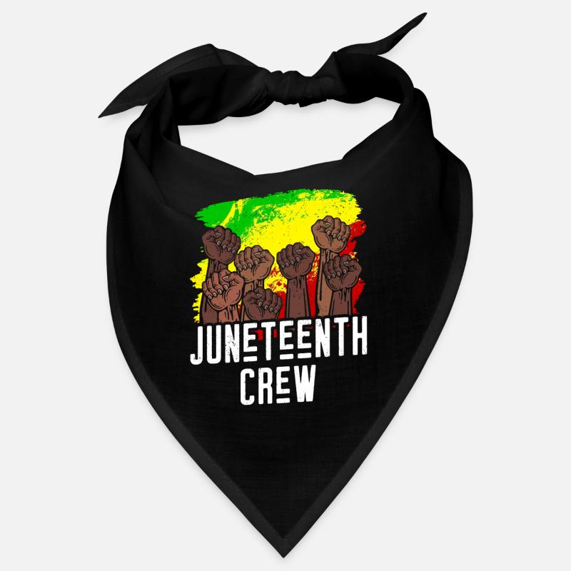 Juneteenth Team 1865 African American Black Bandana