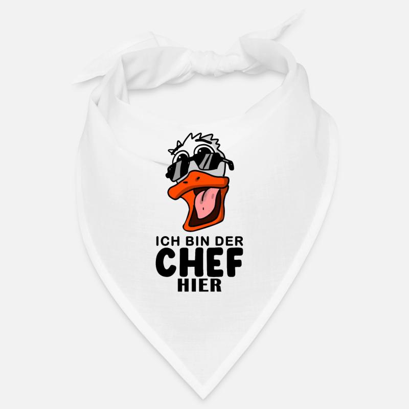 Cool Ente Chef Spruch Bandana