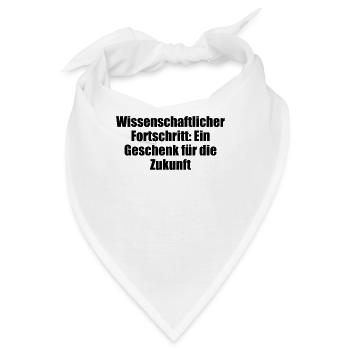 Wissenschaft - Wissenschaftlicher Fortschritt: - Bandana - Weiß - Vorne