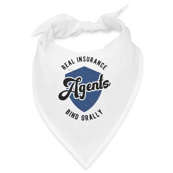 Versicherungsagent Gutachter Versicherungsmakler - Bandana - Weiß - Vorne