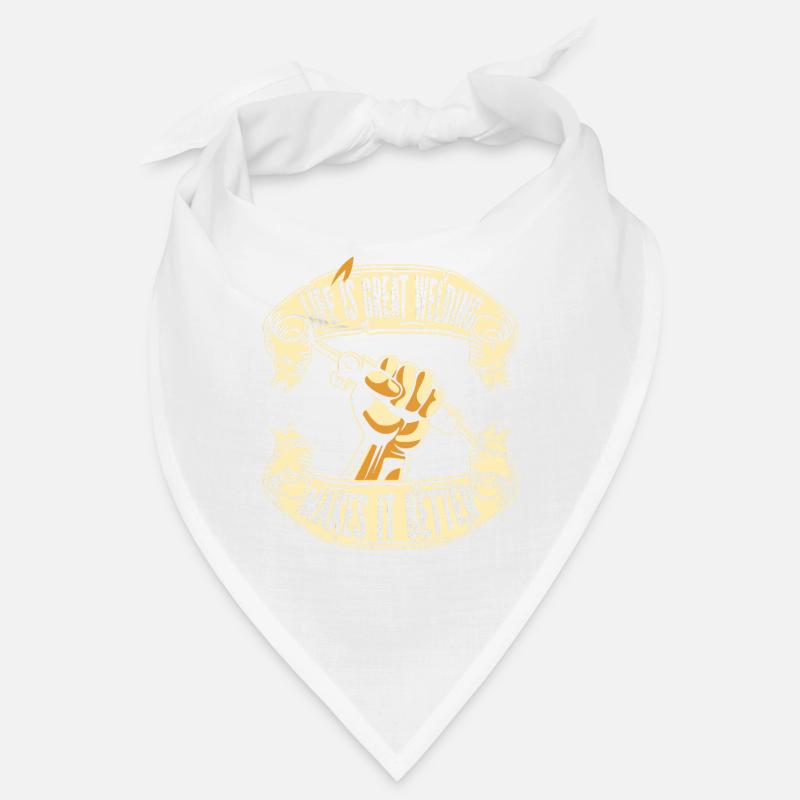 Welder locksmith great - Bandana - white