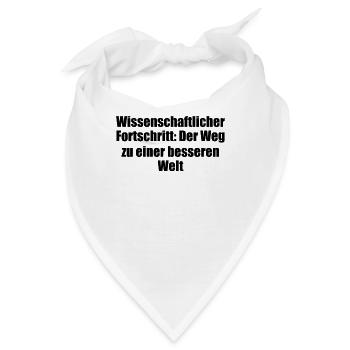 Wissenschaft - Wissenschaftlicher Fortschritt: - Bandana - Weiß - Vorne