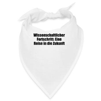 Wissenschaft - Wissenschaftlicher Fortschritt: - Bandana - Weiß - Vorne