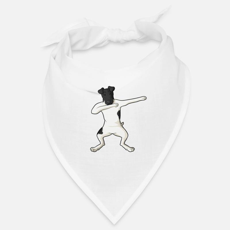 Chien Fox Terrier Fox Hair Bandana