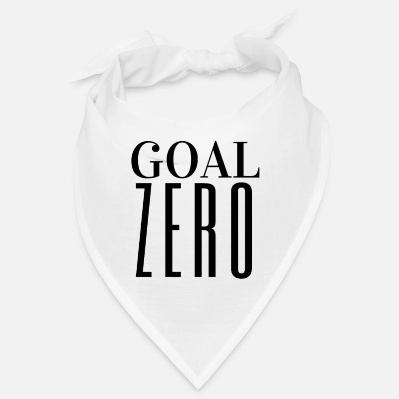 Aspiration de l’objectif zéro | Slogan de la campagne de sécurité Cadeau Bandana