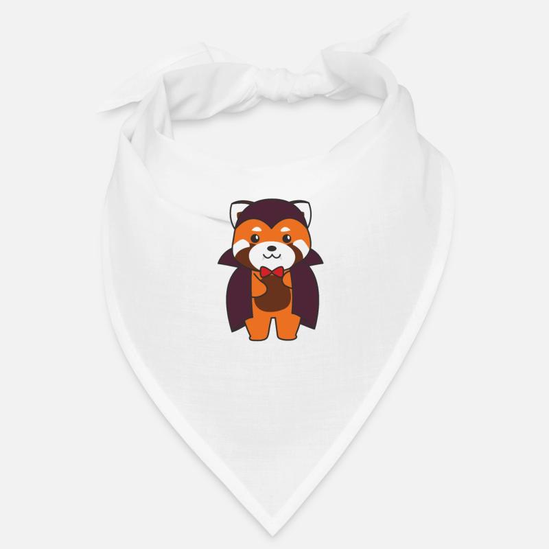 Red Panda Halloween Cute Devil Vampire Costume Bandana