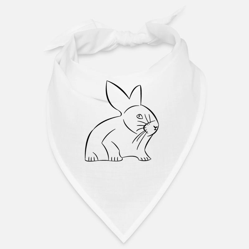 Rabbit drawn Bandana