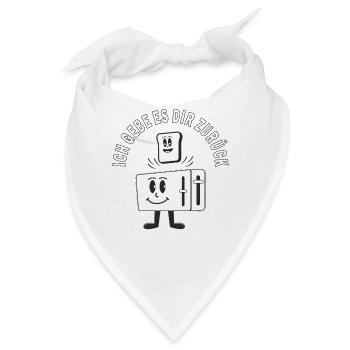 TOASTER ICH GEBE ES DIR ZURÜCK - Bandana - Weiß - Vorne
