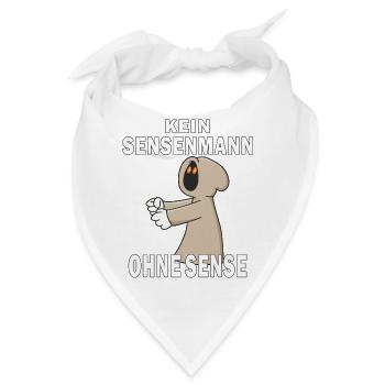KEIN SENSENMANN OHNE SENSE - Bandana - Weiß - Vorne