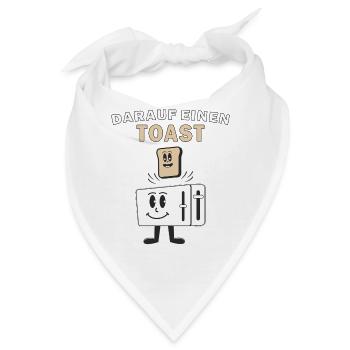 TOASTER DARAUF EINEN TOAST - Bandana - Weiß - Vorne