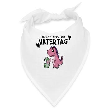 Vatertag - Bandana - Weiß - Vorne