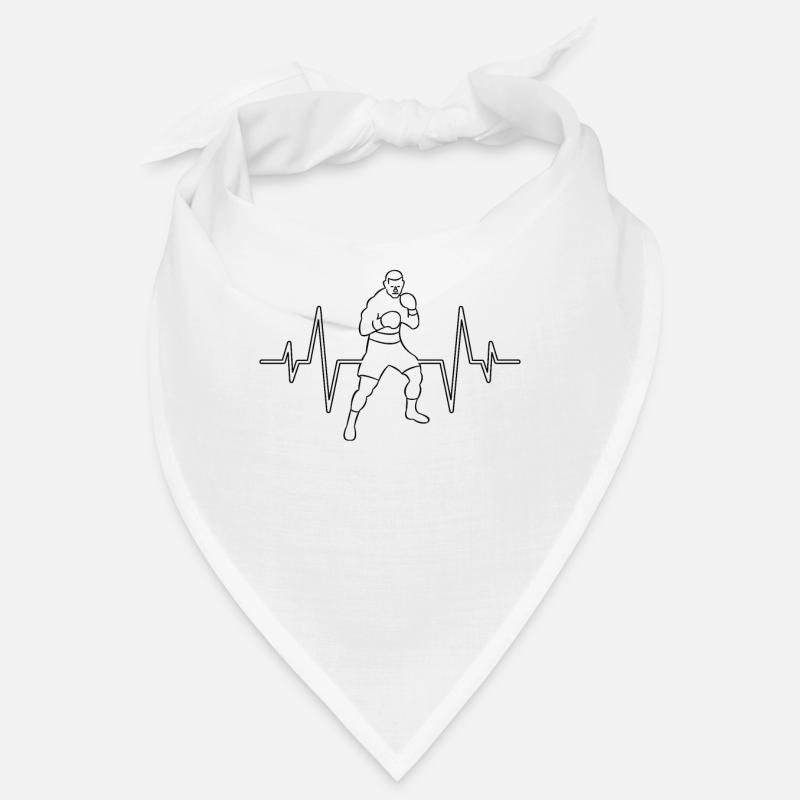 Battement de cœur de boxe Bandana