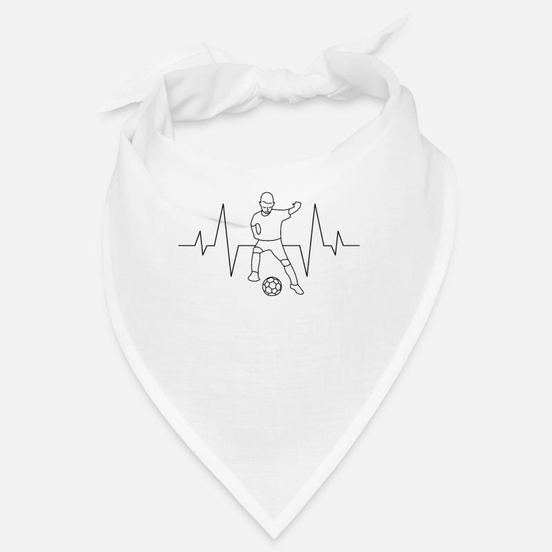 Fußball Junge Herzschlag Bandana
