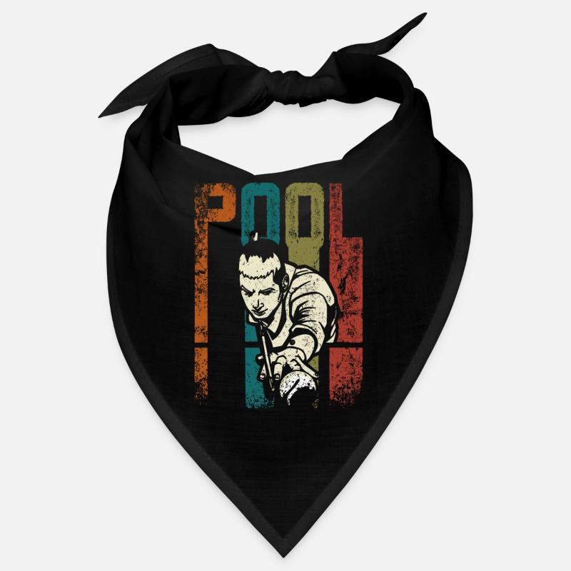Billard de piscine rétro vintage Bandana