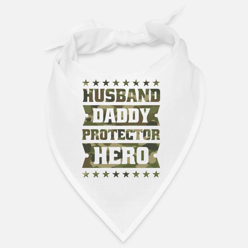 Husband dad protector hero. Bandana