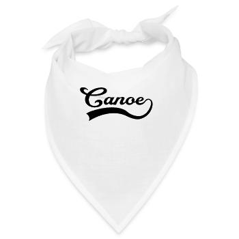 Kanu Kanusport Schriftzug - Bandana - Weiß - Vorne