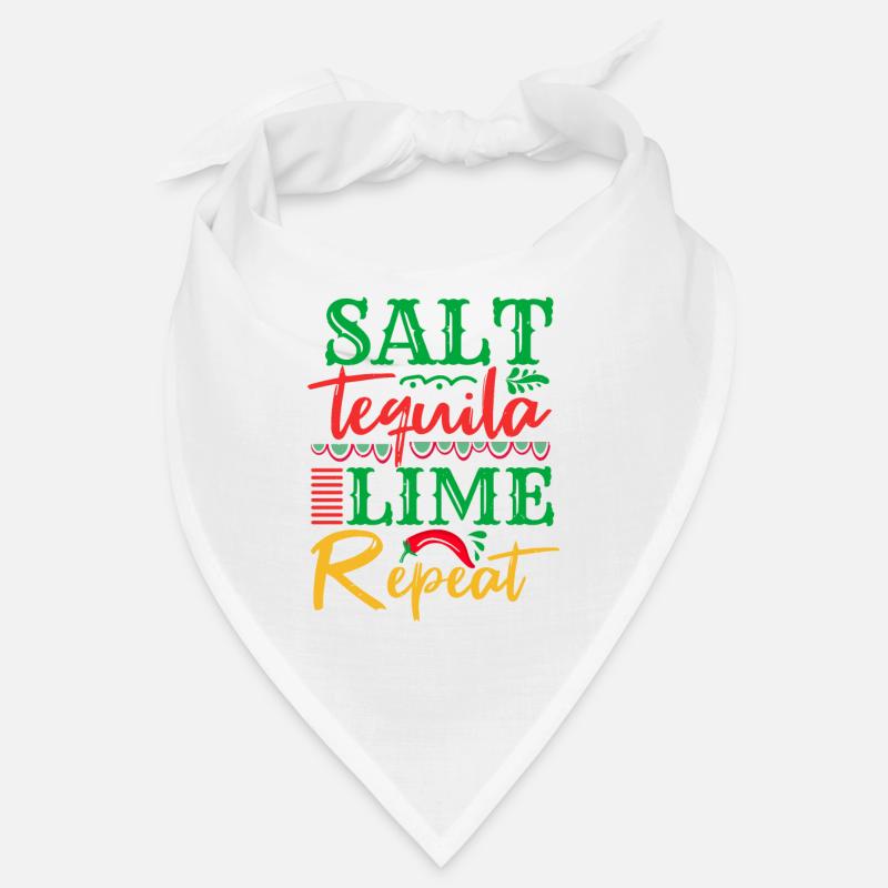 SALT TEQUILA LIME REPEAT Bandana