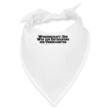 Wissenschaft - Wissenschaft: Der Weg zur - Bandana - Weiß - Vorne
