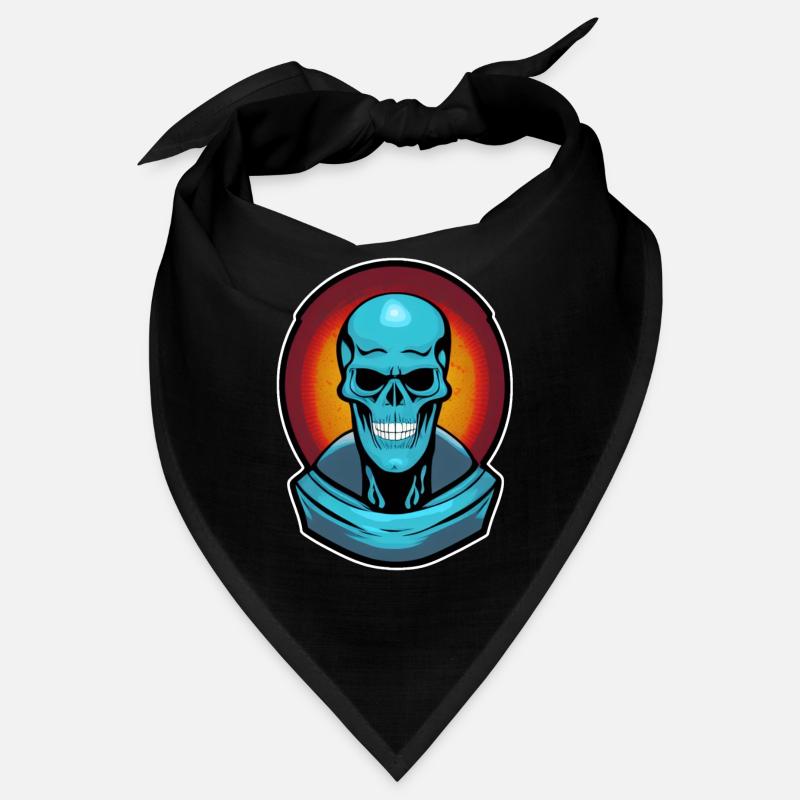 crane de monstre bleu Bandana