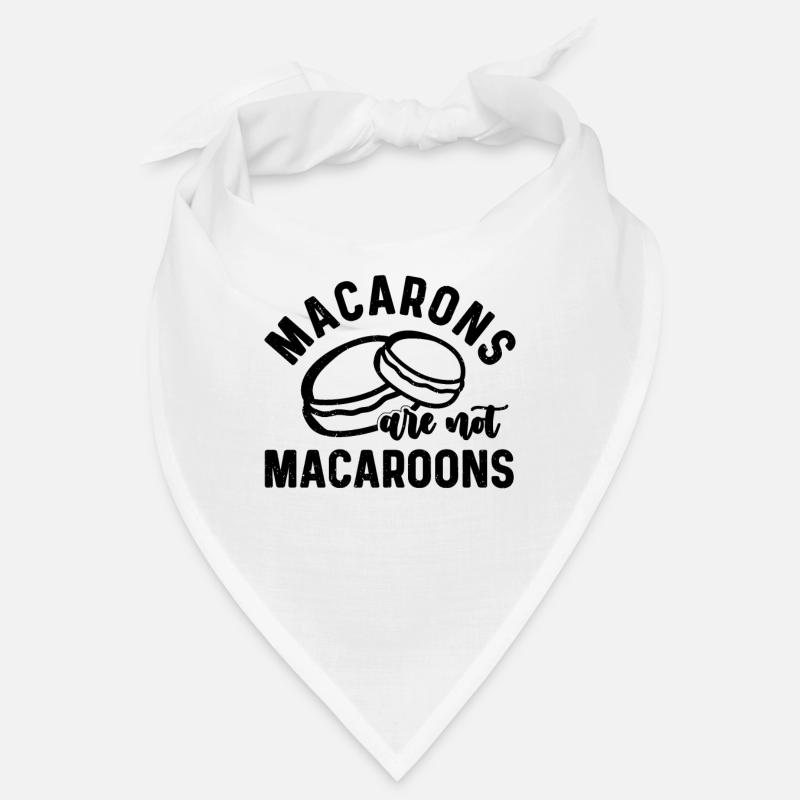 Macarons Are Not Macaroons Snacking Macaron Lover Bandana