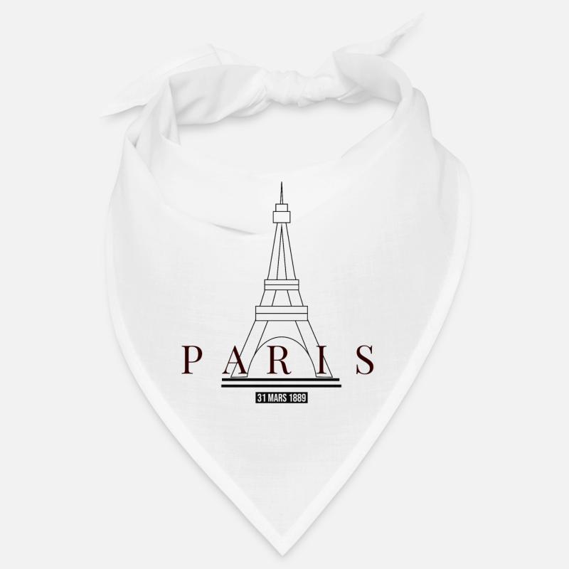 Eiffel Tower Design Bandana