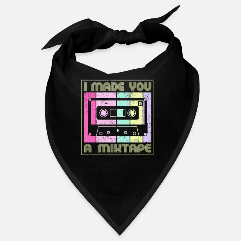 80s 90s Cassette Mixtape Retro Funny Bandana