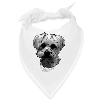 Oskar gr - Bandana - Weiß - Vorne