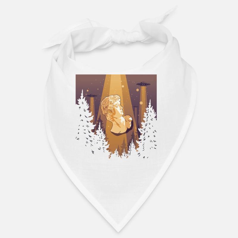 Cryptidcore Aesthetic David Statue UFO Bandana