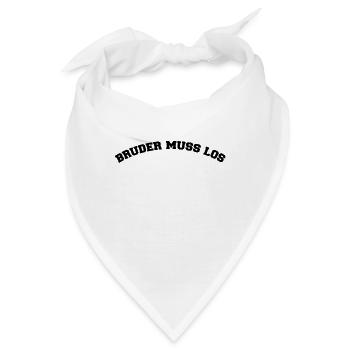 Bruder muss los - Bandana - Weiß - Vorne