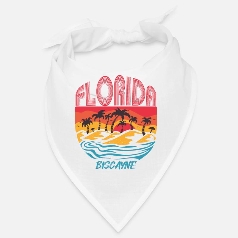 Surfing Biscayne Holidays Florida Palm Tree National Bandana
