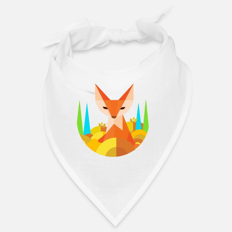 Fuchs Monochrom Natur Wald Waldtiere Tierfreund Bandana
