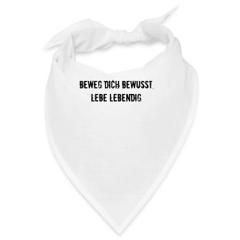 Pilates - Beweg dich bewusst, lebe lebendig - Bandana - Weiß - Vorne