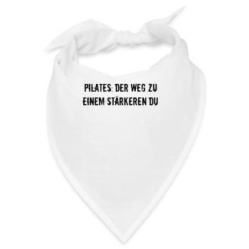 Pilates - Pilates: Der Weg zu einem stärkeren Du - Bandana - Weiß - Vorne
