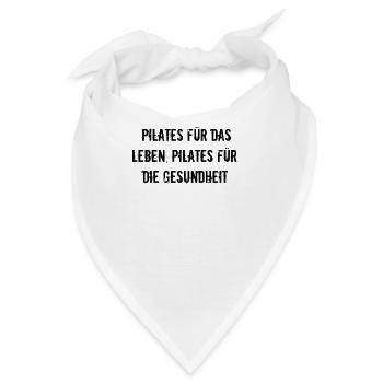 Pilates - Pilates für das Leben, Pilates für die - Bandana - Weiß - Vorne