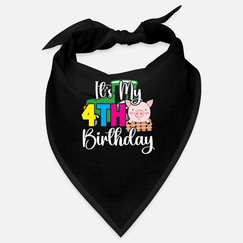 C’est mon 4ème anniversaire Bandana