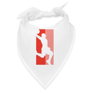 Basketball Basketballer - Bandana - Weiß - Vorne