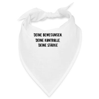 Pilates - Deine Bewegungen, deine Kontrolle, - Bandana - Weiß - Vorne