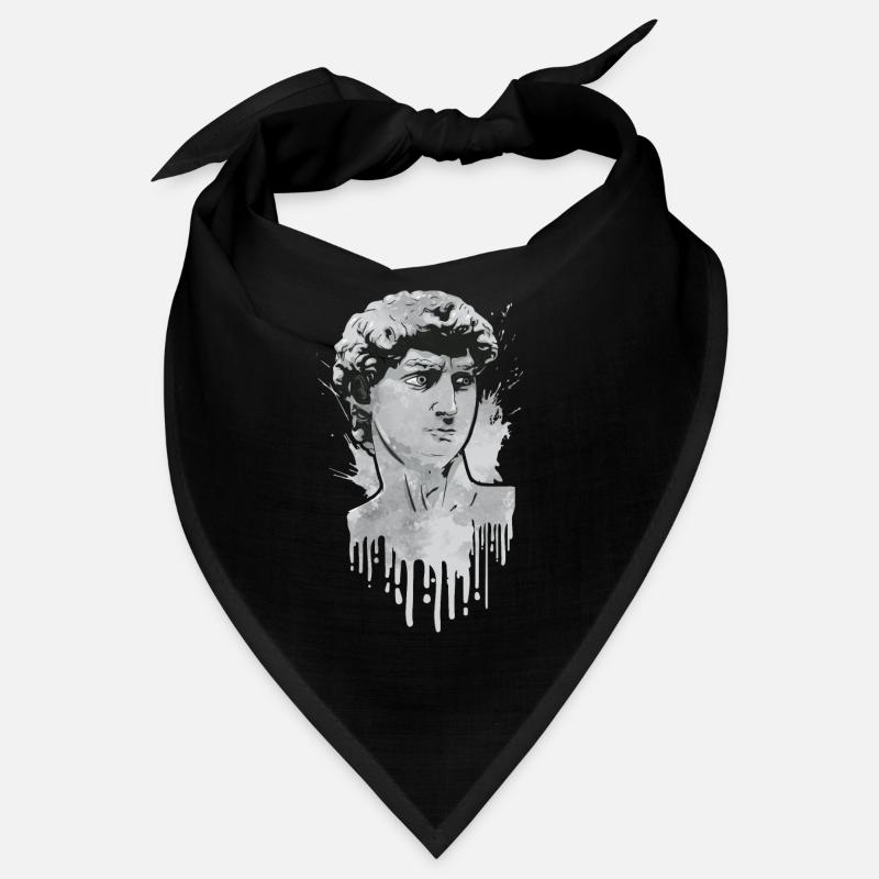 Finnish Goth Aesthetic Gothic David Statue Drip Bandana